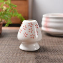 GobekUsa Ceramic Matcha Whisk Stand & Tea Bowl Holder for Kitchen and Dining
