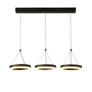GobekUsa LED Pendant Lights: Modern Black & White Acrylic Fixture with Remote Control