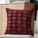 GobekUsa Houndstooth Luxury Pillow Cover 45x45cm - High-end Decorative Sofa Cushion Case