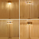 GobekUsa Crystal Gold Floor Lamp for Bedroom & Living Room - Modern Luxury LED Light