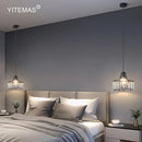 GobekUsa Gold Mini Crystal Pendant Chandelier for Bedroom, Kitchen Island, Hallway - Small Black E27 Lamp