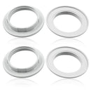 GobekUsa Black White E27 Light Socket Ring 40mm Collar Rings for Glass Shade