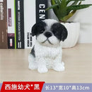 GobekUsa Dog Sculpture for Home Decor - Lifelike Resin Pup Figurine Craft