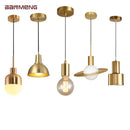 GobekUsa Golden E27 LED Chandelier for Bedroom and Study Room