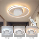 GobekUsa Dimmable LED Chandelier Light Remote Ceiling Lamp Gold White Black Fixture