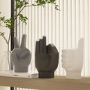 GobekUsa Gesture Art Decor for Home Office Living Room Bookcase Wine Cabinet