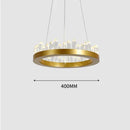 GobekUsa Crystal LED Pendant Lights: Modern Gold Black Industrial Lamp for Stylish Illumination