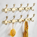 GobekUsa Brass Gold Towel Hook: Wall Mount Bathroom/Kitchen Hanger