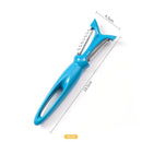 GobekUsa 3-in-1 Stainless Steel Vegetable Peeler Zester with Plastic Handle