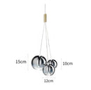 GobekUsa Glass Bubble LED Pendant Lamp for Restaurant, Bar, and Display Window