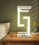 GobekUsa Anti-gravity Night Light & Wireless Charger Desk Lamp, Dimmable LED Table Lamp