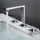 GobekUsa Brushed Gold Waterfall Basin Faucet - Antique Brass Bathroom Sink Faucet