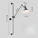 GobekUsa Adjustable Rotating LED Wall Lamp for Bedroom & Living Room