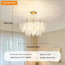 GobekUsa Crystal Chandelier: Luxury Living Room Lighting for Elegant Home Decor