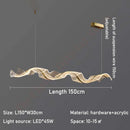 GobekUsa Gold Acrylic LED Pendant Lamps - Nordic Design for Home Decor Lighting