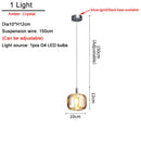 Modern Nordic Crystal Cluster Pendant Light