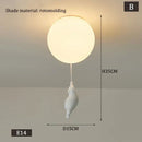 GobekUsa Kids Bear LED Ceiling Light - Designer Bedroom Pendant Lamp