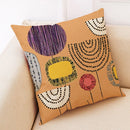GobekUsa Abstract Tree Flower Pattern Pillow Cover for Home Decor