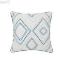GobekUsa Diamond Tufted Blue Cushion Cover for Sofa Bed 45x45cm/30x50cm