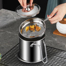 GobekUsa Deep Fryer Pot with Strainer, Kitchen Cooking Tool for Frying Chicken and French Fries