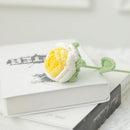 GobekUsa Knitted Rose Bouquet DIY Crochet Wedding Mother's Day Gift