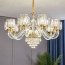 GobekUsa Crystal Chandelier: Luxury Nordic Home Lamps for Living Room, Bedroom, Dining & Study