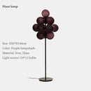 GobekUsa Grape Chandelier: Modern Glass Ball Pendant Lamp for Living Room and Bedroom