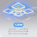 GobekUsa LED Ceiling Chandelier with Dimmable Light for Home Decor