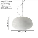 GobekUsa Glass Whorls Cocoon Pendant Light: Milky White Kitchen Dining Hanging Lamp
