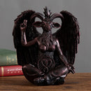 GobekUsa Baphomet Horned Devil Statue 16cm: Satanic Goat Figurine for Home Office Decor