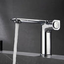 GobekUsa Gray Sink Mixer with Memory Switch Single Handle Deck Mounted Tap