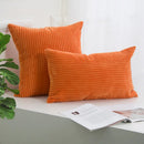 GobekUsa Corduroy Striped Cushion Cover 30x50/40/45/50/55/60cm - Home Sofa Décor