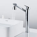 GobekUsa Antique Bronze Bathroom Sink Faucet Hot Cold Water Mixer Deck Mounted