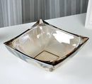 GobekUsa Large Crystal Glass Fruit Plate | Elegant Home Luxury Decor Ornaments