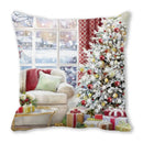GobekUsa Christmas Short Plush Pillowcase 45x45cm Home Decor