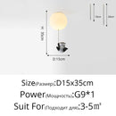 GobekUsa Kids Cartoon Panda Polar Bear Ceiling Light Chandelier for Boys and Girls' Bedroom