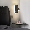 GobekUsa LED USB Reading Wall Lamp with Dimmable Metal Body and Acrylic Shade