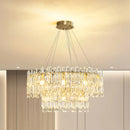 GobekUsa Crystal Ceiling Chandelier: Postmodern Luxury Indoor Lighting for Living Room, Dining Room & Bedroom