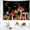 GobekUsa Butterfly Mushroom Tapestry Wall Hanging - Psychedelic Bohemian Home Decor