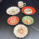 GobekUsa Christmas Dinnerware Set: Plates, Tray, Mugs, Bowls, and Dishes