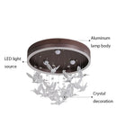 GobekUsa Dancing Girl LED Chandelier: Modern Kids Room Light, Cartoon Ceiling Lamp