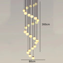 GobekUsa LED Pendant Light Chandeliers for Living Room Staircase Indoor Lighting