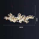 GobekUsa Gold Grape Chandelier Glass Pendant Lights for Living Room & Dining Room