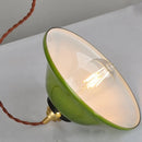 GobekUsa Green Glass Adjustable LED Pendant Lights for Modern Nordic Home Decor