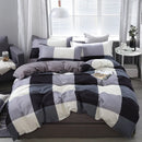 GobekUsa Cartoon Printed Bedding Sets - Soft Quilt Cover Kit for All Seasons