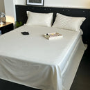 GobekUsa Luxe Cotton Satin Stripe Bed Sheet Set with 2 Pillowcase
