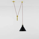 GobekUsa Industrial Metal Pendant Light with Adjustable Height for Kitchen and Dining Room Decor