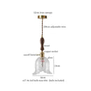 GobekUsa Green Glass LED Pendant Lights - Nordic Minimalist Style for Bedroom, Living Room