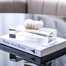 GobekUsa Clear Crystal Coralline Ornaments for Home Decor