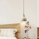 GobekUsa Cement Chandelier LED Pendant Lamp for Bedroom, Dining Room, Hallway